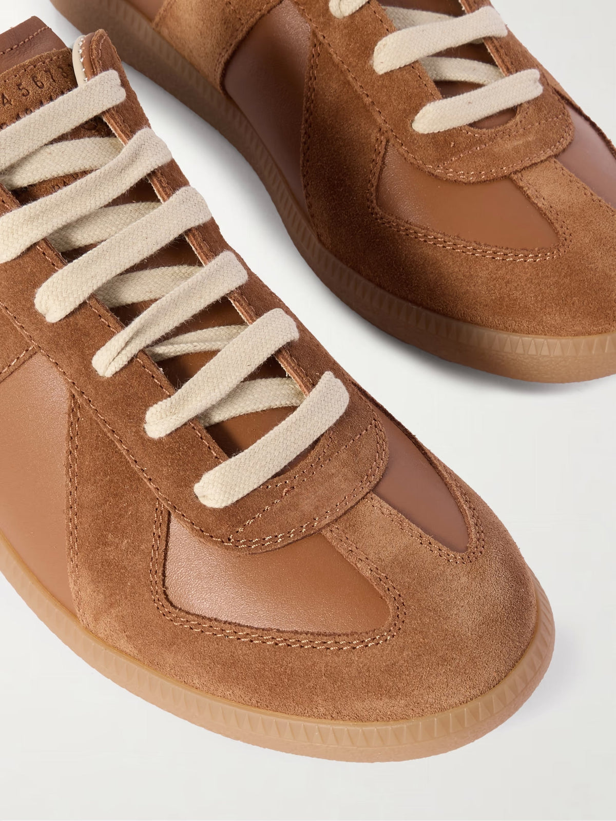 Maison Margiela Replica leather and suede sneakers - additional product photo 5