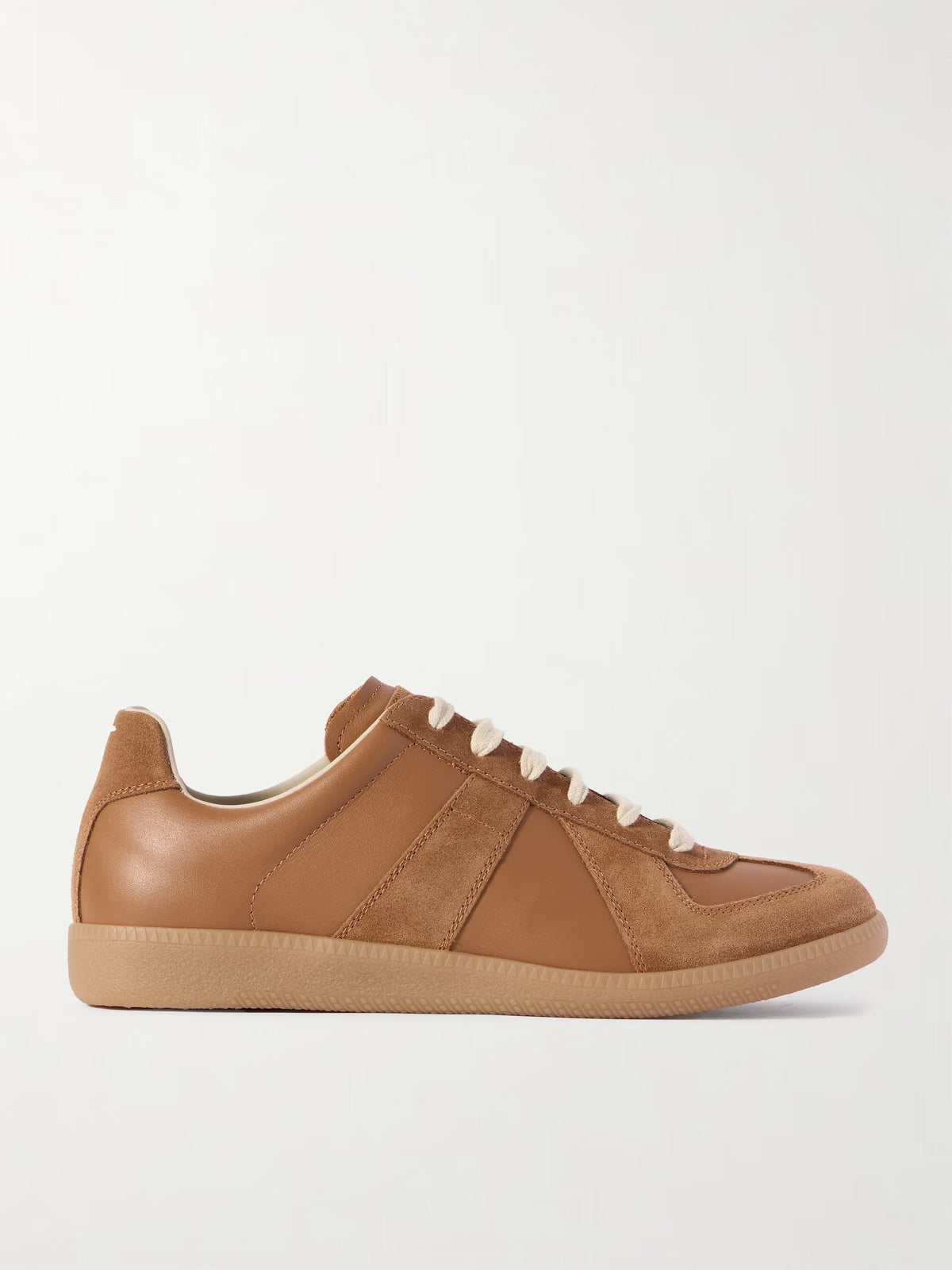 Maison Margiela Replica leather and suede sneakers - product photo